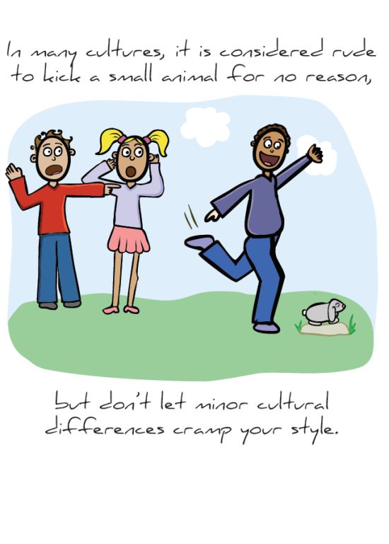 Front of "Cultural Differences (Birthday)" card