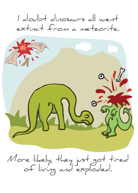 Front of "Dinosaurs" card