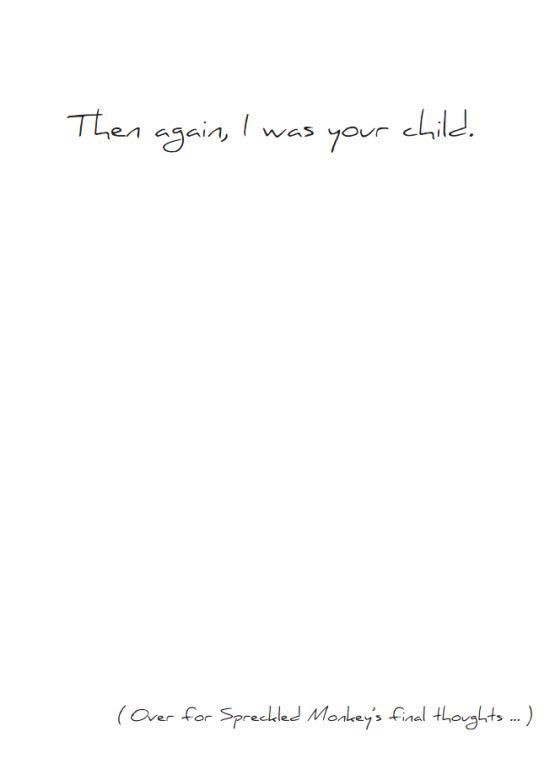 Inside of "Easy Parenting" card