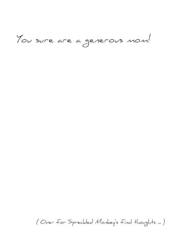 Inside of "Giving Birth" card