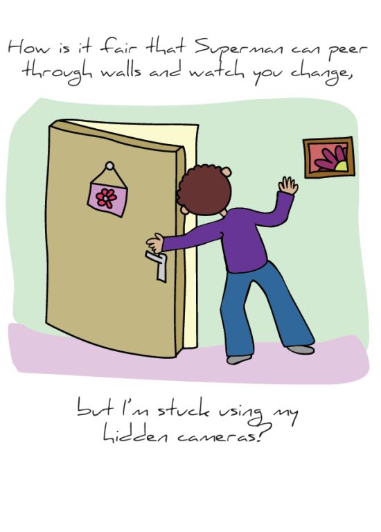 Front of "Hidden Cameras" card