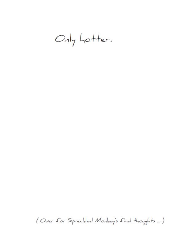 Inside of "Hotter Girl" card