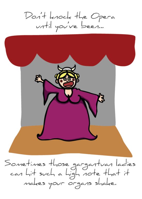 Front of "Opera" card