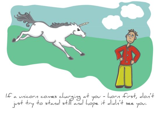 Front of "Unicorn" card