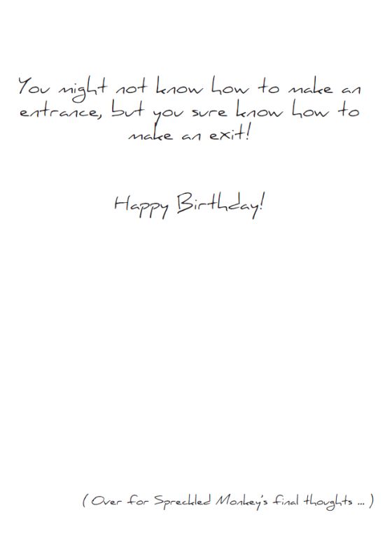 Inside of "Years Ago" card